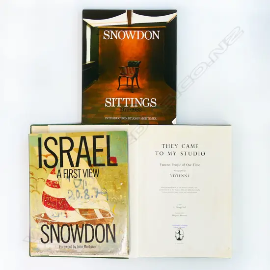 THREE SNOWDON PHOTOGRAPHY BOOKS: 'ISRAEL'